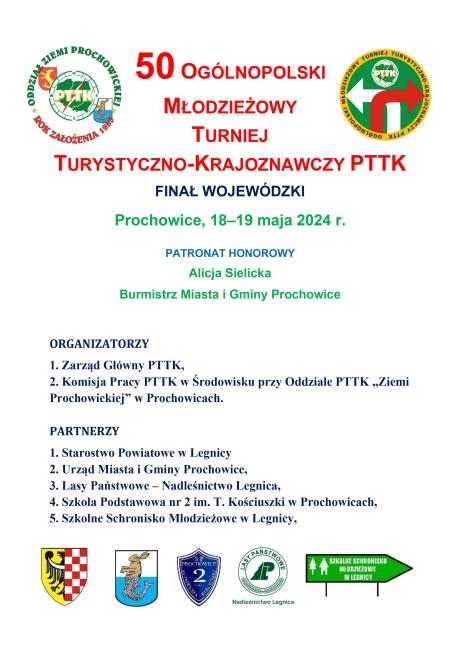 Zbliża się Finał Wojewódzki 50 Ogólnopolskiego Młodzieżowego Turnieju Turystyczno-Krajoznawczego PTTK